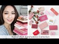 My Korean Eyeshadow Palettes Collection| PINK COLOUR EDITION