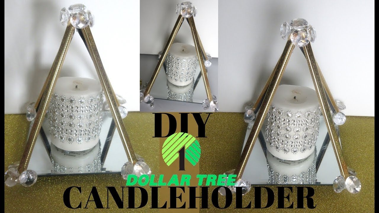 DIY DOLLAR TREE GEOMETRIC CANDLEHOLDER |DIY HOME DECOR ...