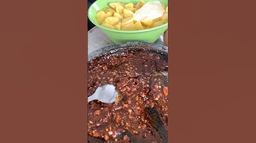 Rujak sambal kacang 🤤🤤🤤 #shorts