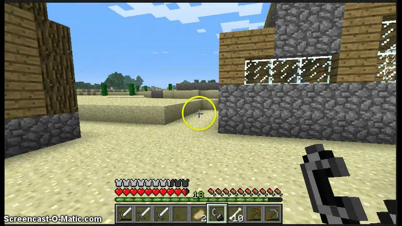 Minecraft Ep4 'Fighting Mobs' - YouTube