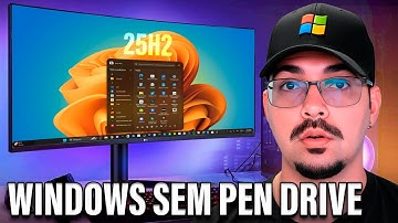 Como FORMATAR o PC e INSTALAR o Windows 11 (25H2) SEM PEN DRIVE! 🤯