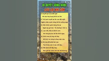 Bí Quyết Giữ Gìn Sức Khỏe Toàn Diện #ChămSócSứcKhỏe #BảoVệSứcKhỏe #SốngKhỏeMỗiNgày