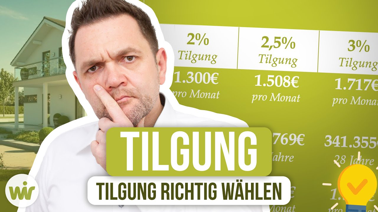 New Tilgung - hohe oder niedrige Tilgung wählen (Was ist besser?) # Baufinanzierung