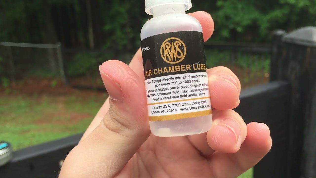 RWS Air Gun Chamber Lube YouTube