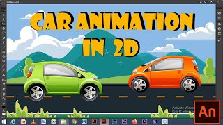How To Create a Simple Car Animation || 2D Animation Tutorial ||