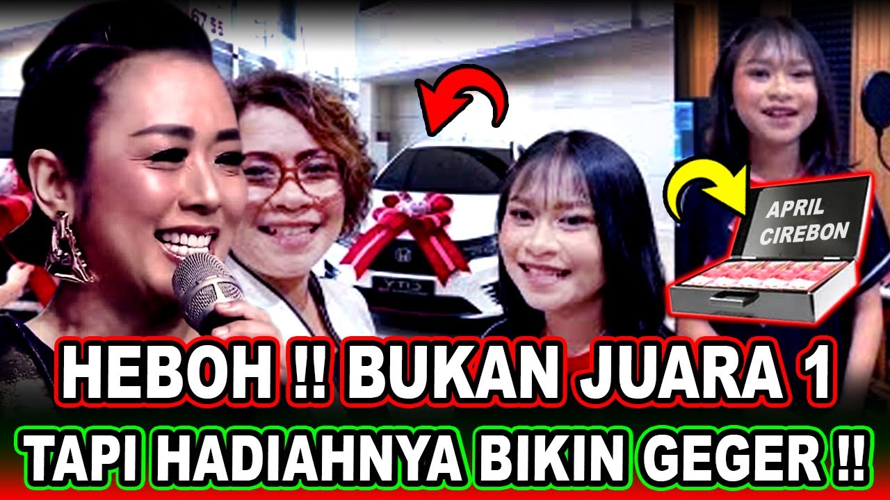 Geger || Mae Soimah & Buk Harsiwi Kasih Hadiah Sebanyak ini ke April Cirebon, Usai Raih Juara 3 DA7!