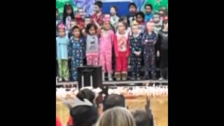 Aaliyah singing Christmas program 2014