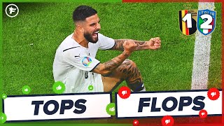 Belgique-Italie (1-2) : Lorenzo Insigne monstrueux, Marco Verratti magistral | Tops et Flops