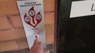EPIC FAIL: Broken Schindler Hydraulic Elevator #1 The Alexander Parking Garage Downtown Chandler, AZ