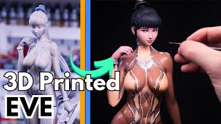 3D Printing Eve From Stellar Blade With Anycubic Mono M7 Pro