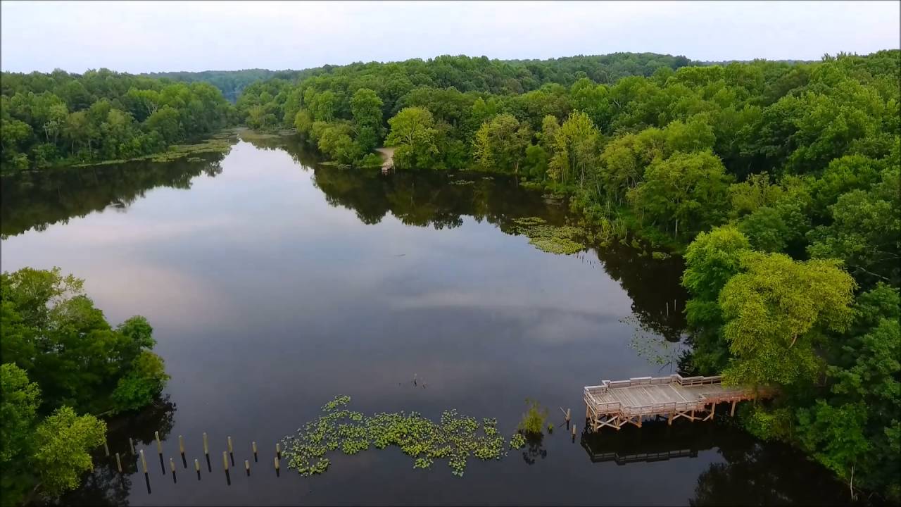 Powhatan Lakes Ariel view YouTube