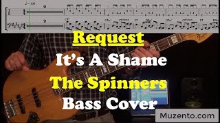 It's a Shame - The Spinners - Bass Cover - Request chords