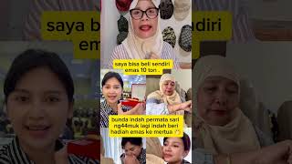 Download Lagu bunda indah permata sari ng44muk lagi indah beri hadiah emas ke mertua 🤭#mamaindah #indahpermatasari MP3