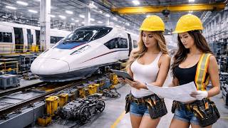 Inside a High-Speed Train Factory: Bogie Assembly, Track Testing & Interior Fit-Out