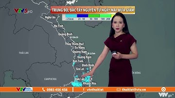 Dự báo thời tiết ngày mai 07/11/2020 | Trung Bộ và Bắc Tây Nguyên mưa giảm | VTVWDB