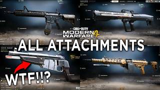 All Weapons Attachments in Modern Warfare 4 Gunsmith Showcase