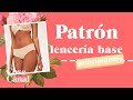 PATRONAJE braguita/bombacha/panties. 3 MODELOS