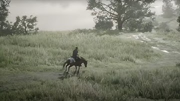 RDR2 ASMR Horse Riding | Calm and Peaceful Wild West Sounds