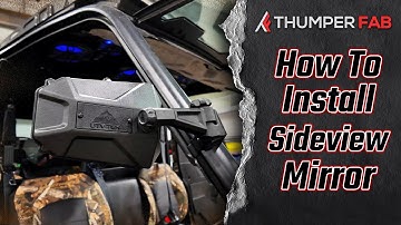 How to Install Polaris Ranger Mirrors | UTV Tek | Thumper Fab