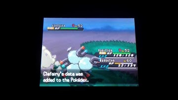 [ISHC + First on YT] Shiny Clefairy appears on black 2