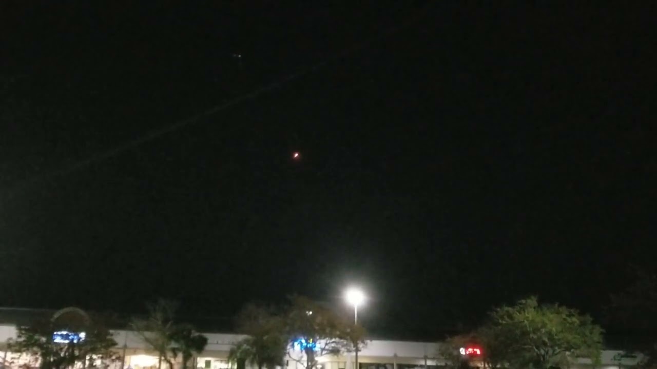 SpaceX Blue Ghost Mission 1 & Hakuto-R Mission 2 Lunar Landers Launch viewed from Casselberry, FL