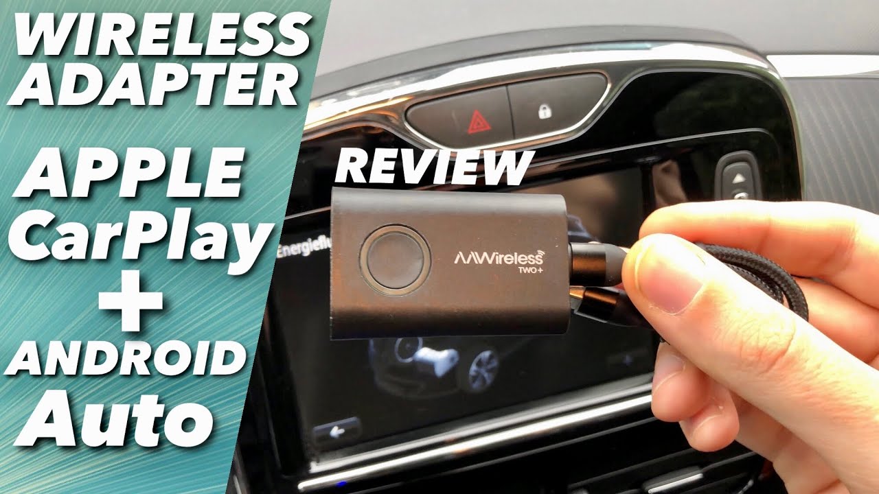 ANDROID Auto & APPLE CarPlay Adapter - Plug & Play von kabelgebunden zu kabellos - AAWireless TWO+