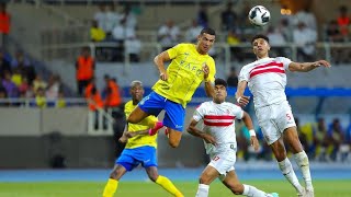 ملخص لمسات كريستيانو رونالدو ضد الزمالك 3/8/2023 ○ تعليق حماد العنزي