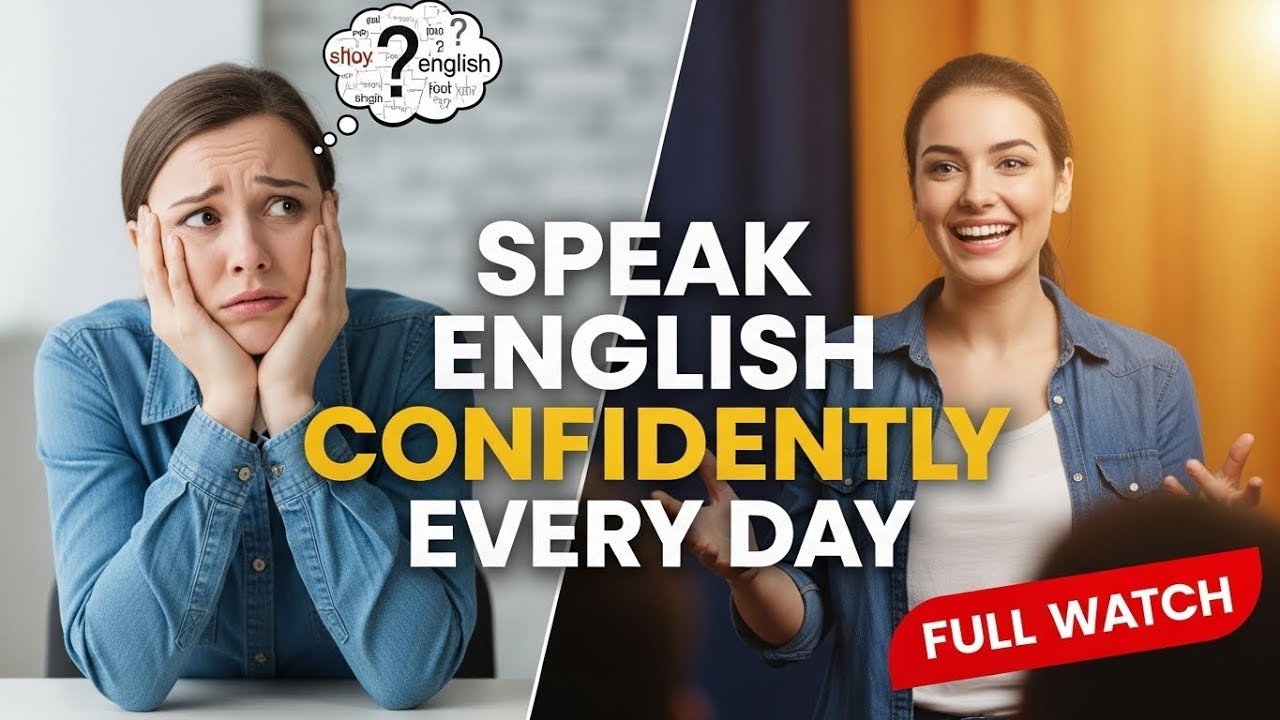 How to Speak English Confidently Every Day | Improve Spoken English ...