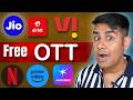 Free Netflix, Amazon Prime, Jio hotstar OTT Plans - Jio, Airtel, Vi (March 2026)