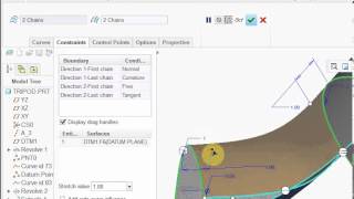 Boundary condition influence PTC Creo: