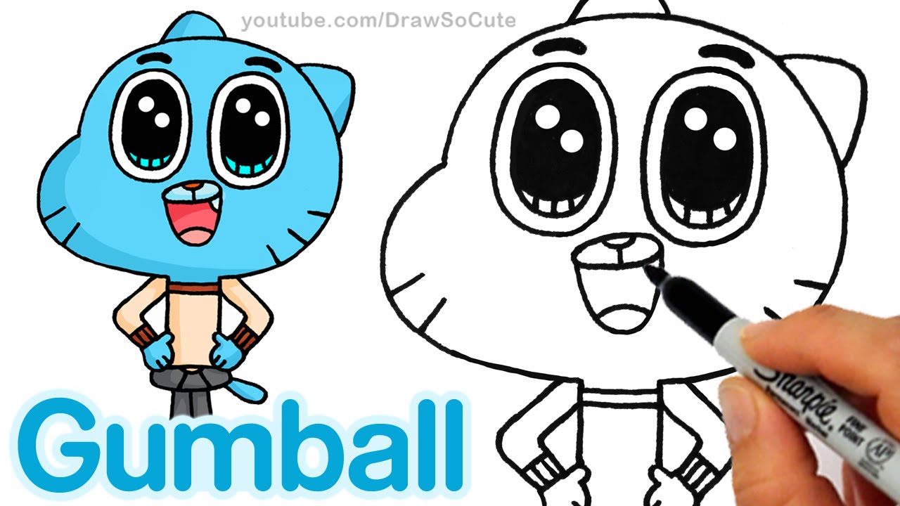 how to draw cat, how to draw cartoon network characters, how to ...