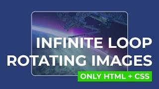 Infinite Loop Rotating Images - Only HTML & CSS