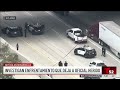 Investigan enfrentamiento con la policía en autopista 210
