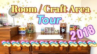 Craft Arearoom Tour 2018 Organization & New Squishy Storage Mishcrafts