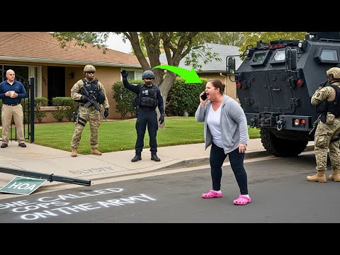 HOA Karen Called Cops on My Delivery — Didn't Know It Was a Classified Armed Forces Convoy - YouTube