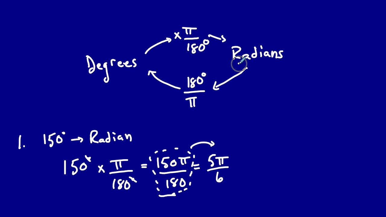 Radian to Degree YouTube