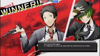 BlazBlue Cross Tag Battle 2.0 (PS4) Tohru Adachis Special Interactions
BlazBlue: Central Fiction
0:00 Jin Kisaragi
0:30 Iron Tager
1:01 Hakumen
1:34 Hazama
2:03 Susanoo
2:35 Jubei
Persona 4 Arena
3:16 Yu Narukami
3:45 Yukiko Amagi
4:26 Labrys
Under Night In-Birth
5:01 Hyde
5:33 Gordeau
6:09 Hilda
RWBY
6:40 Ruby Rose BlazBlue Cross Tag Battle 2.0 (PS4) Tohru Adachis Special Interactions