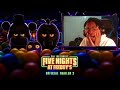 FNAF MOVIE 2ND TRAILER REACTION!!!
