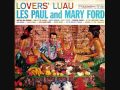 Les Paul and Mary Ford - Lovers' Luau (1959)  Full vinyl LP