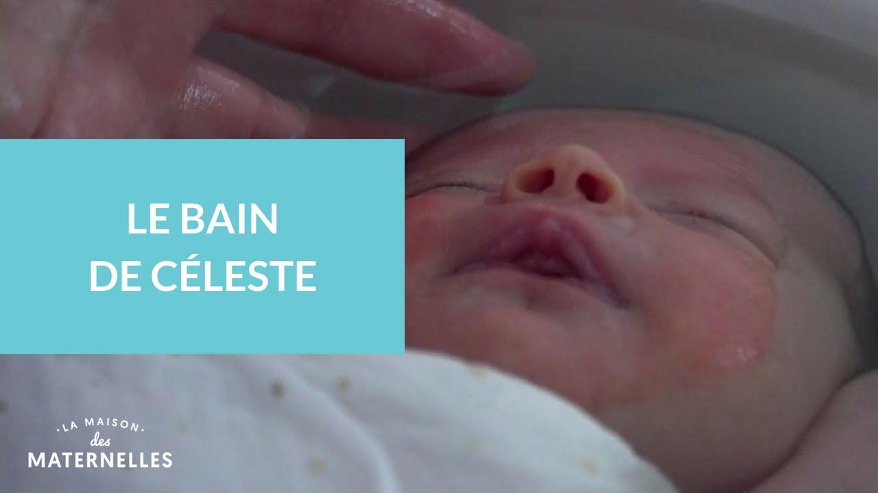 Le bain de Céleste - La Maison des maternelles #LMDM