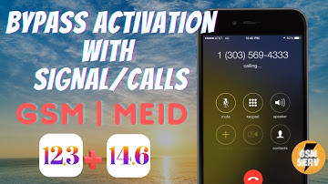 Bypass iCloud Activation with Calls | MEID with Signal | iOS 12.5.3 & 14.6