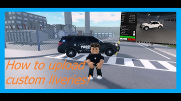 How to add and upload Custom Liveries on the Custom Liveries server pack on ER:LC! (ERLC, Roblox)