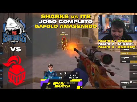 SHARKS vs INTO THE BREACH - JOGO COMPLETO (Todos os Mapas) CCT 2023 Online Finals 3