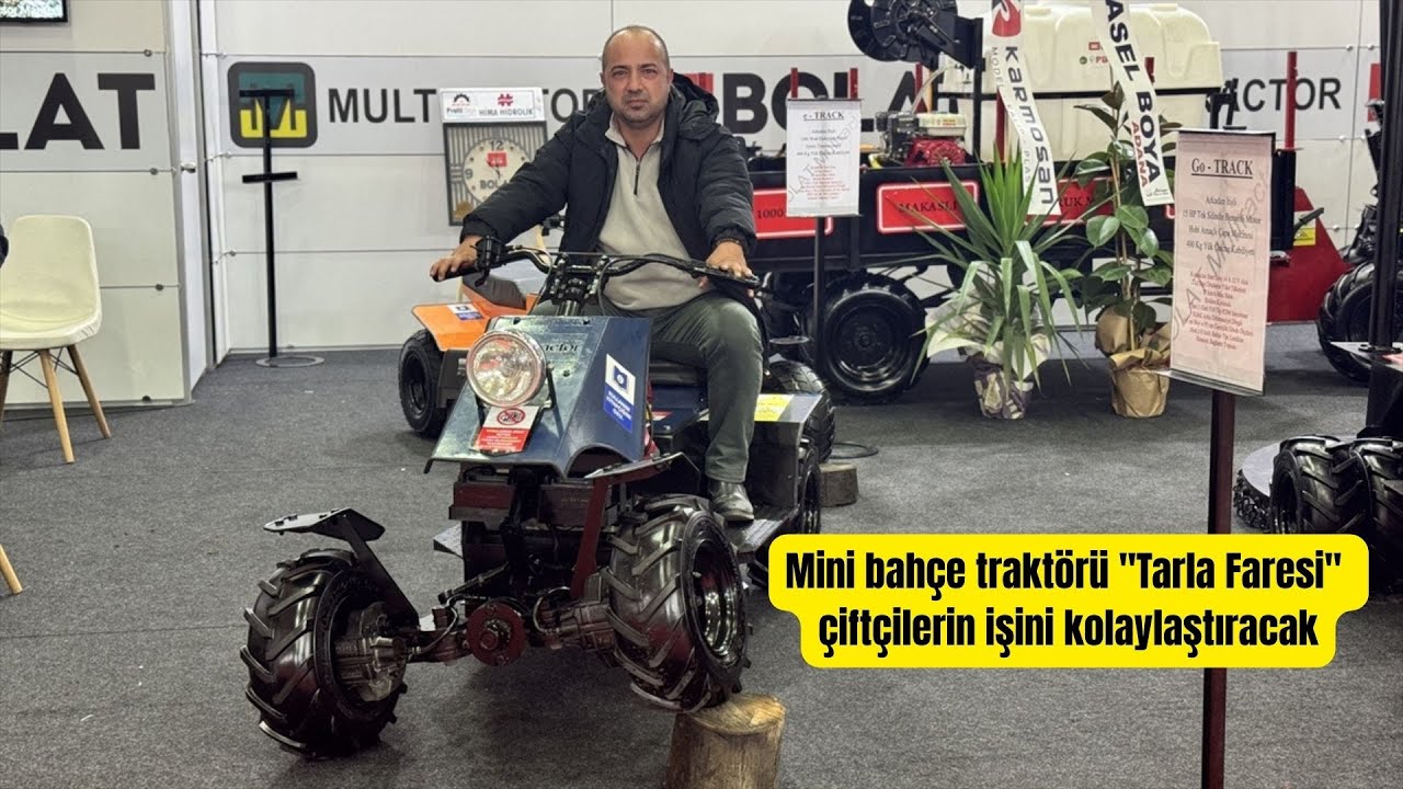 Mini bahçe traktörü 