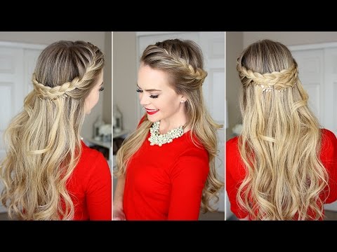 French Braid Crown: Last Minute Holiday Hairstyle