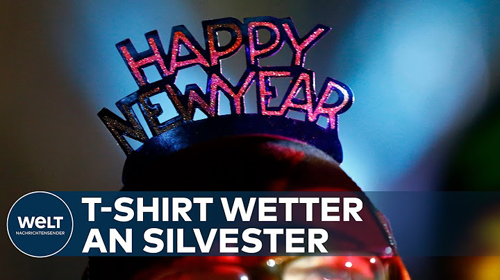 FRÜHLINGSTEMPERATUREN AN SILVESTER: Deutsche feiern am Grill in neue Jahr