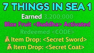 Blox Fruits SEA 1 | 7 Must-Have Items for Beginners to Go Pro