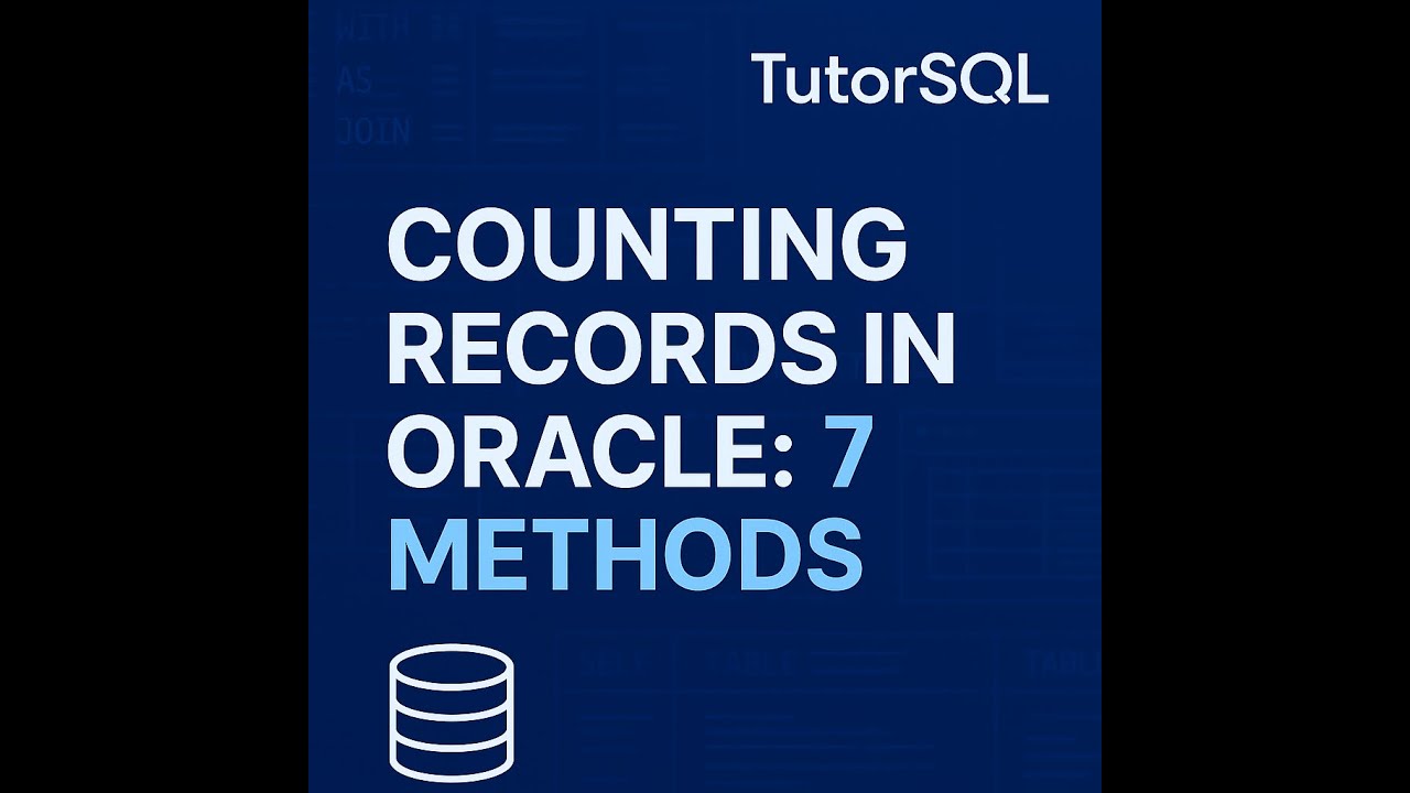 How to Count Rows in Oracle SQL - 7 Simple Techniques for Beginners ...