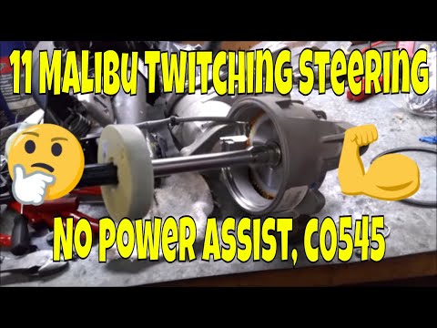 2011 Chevy Malibu twitching steering wheel, no power assist, steering wheel sensor. C0545 Code