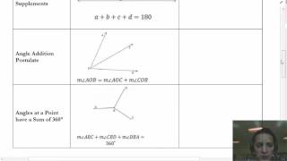 Geometry Unit 1 Lesson 7 Vocab